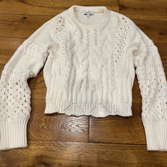 & Other Stories Ivory Cable Knit Sweater - Picture 2 of 11